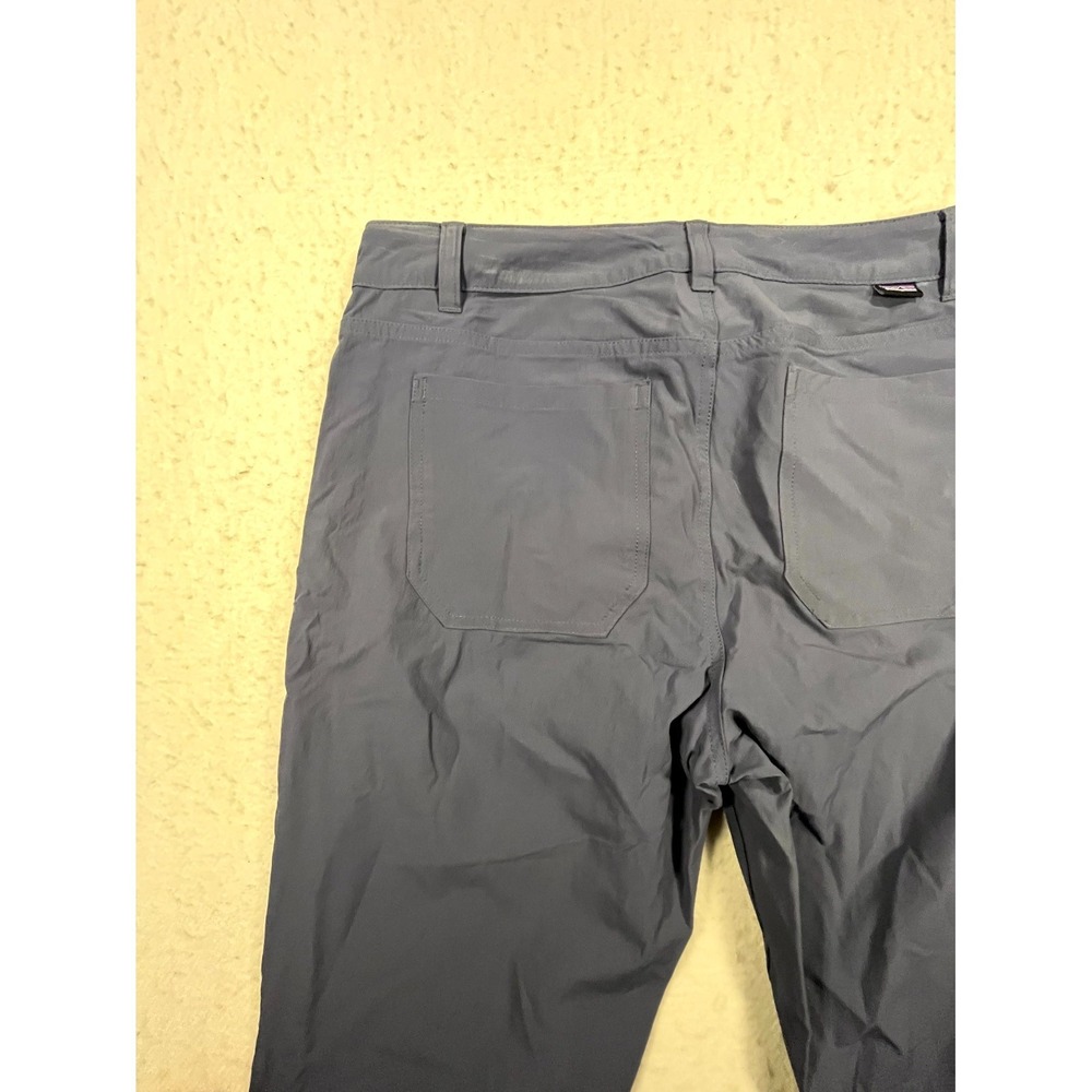 Patagonia Worn Wear Skyline Traveler Pants Womens 8 Blue Slim Fit Sun Protection - Picture 4 of 16